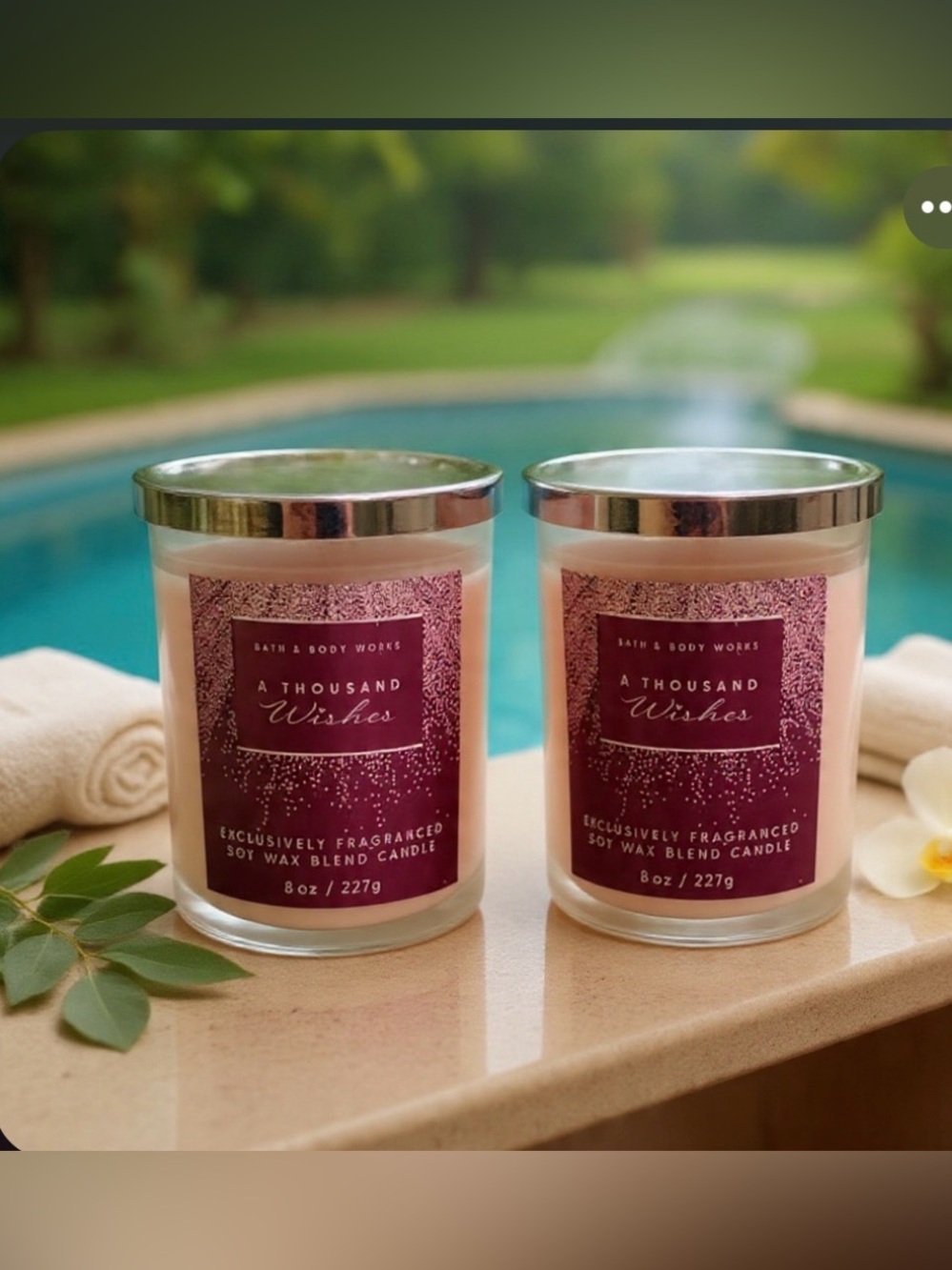 NWT Bath & Body Works Candle Bundle A Thousand Wishes
